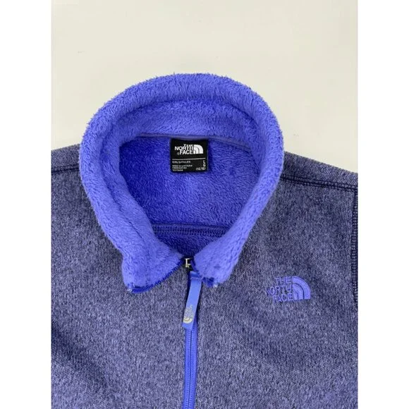 The North Face Girls Banderitas Full-Zip Fleece Jacket Large (14/16) Purple - Picture 6 of 13